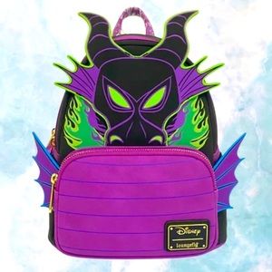NWT Maleficent Dragon Cosplay Loungefly Mini Backpack